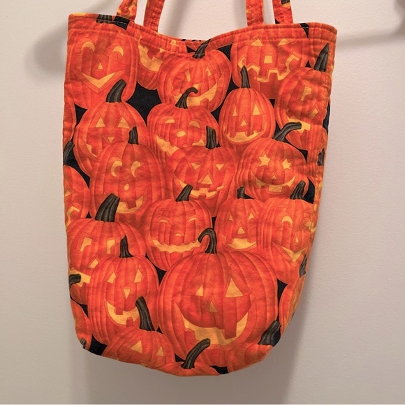 Handmade 100% Cotton Trick or Treat Bag - Picture 1 of 5